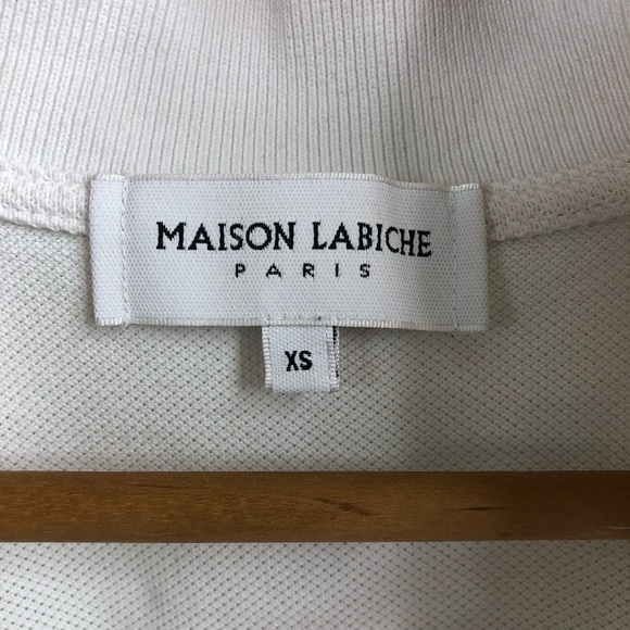 Maison Labiche Broken Heart Embroidered Paris Polo - Picture 11 of 12